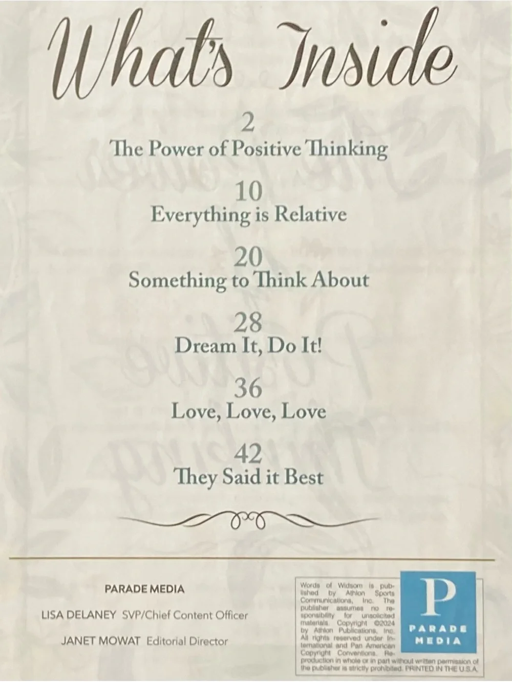 ⭐️ Words of Wisdom A Collection of Inspiring Witty Positive Messages and Quotes